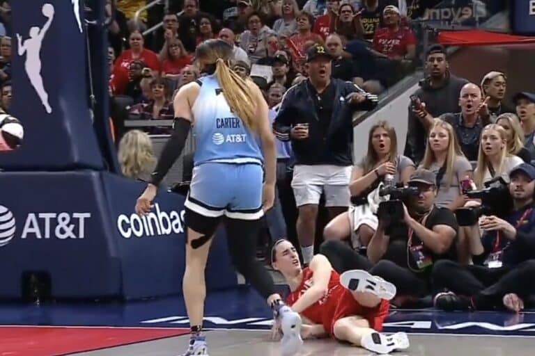 Shocking WNBA incident: Chennedy Carter’s foul on Caitlin Clark and Angel Reese’s fine rock the league