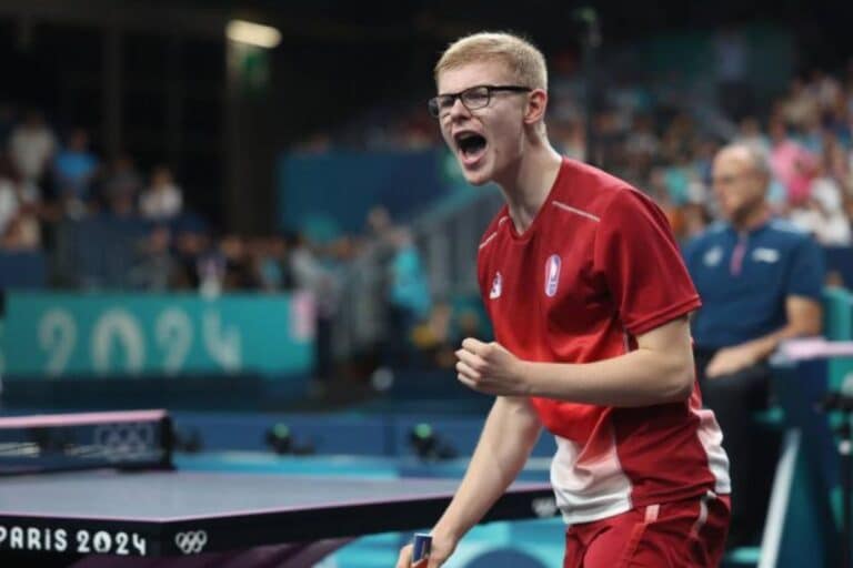 Félix Lebrun’s exploit at just 17, already in the semi-finals of the Olympic table tennis games