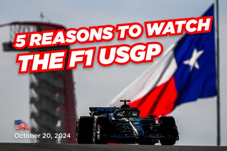 5 good reasons to watch the 2024 Formula 1 United States Grand Prix