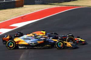 Norris Verstappen controversial overtake 2024 USGP