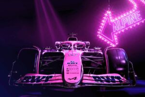 Alpine F1 Team pink livery