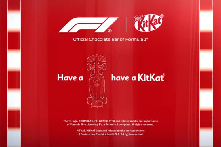 The world’s most famous chocolate bar enters F1, ready to change the sport’s image forever