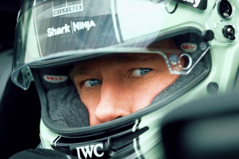 Brad Pitt crushes Ferrari and Mercedes to win a Formula 1 race in Abu Dhabi