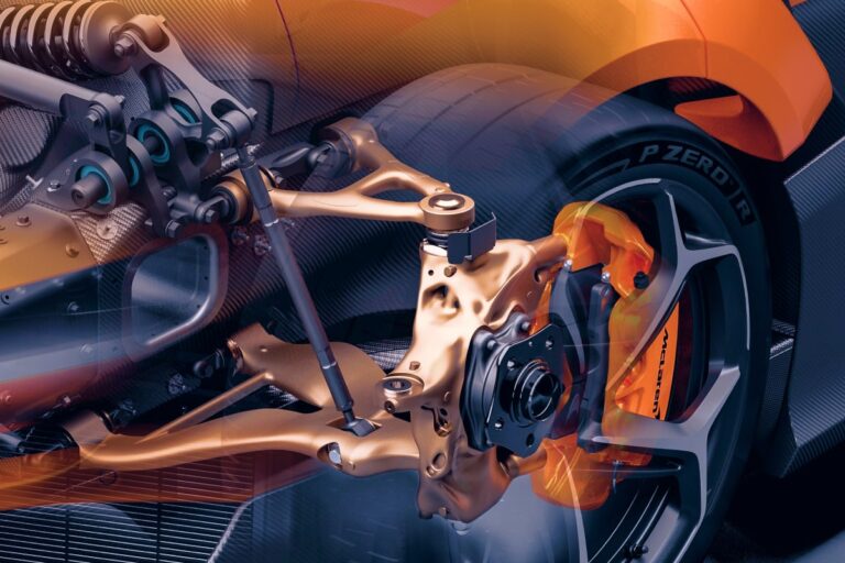 McLaren unveils a key component of its latest model, 3D-printed using Formula 1 technology adapted for the road