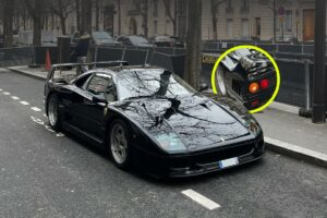 Black Ferrari F40 Spotted in Paris