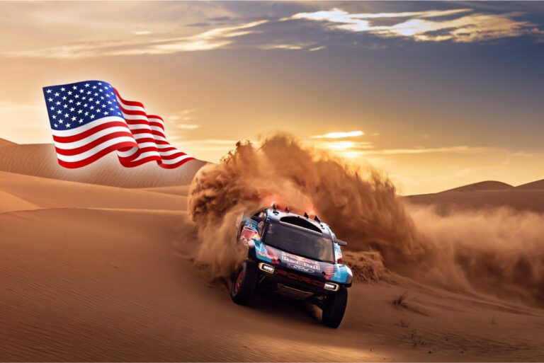 America has something to be proud of: a 137-gallon tank makes this custom Ford pickup an unstoppable beast capable of crossing the desert at over 93 mph