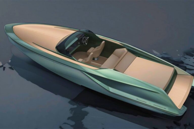This $745,000 boat is the only one powered by a Porsche SUV engine