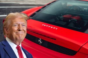 Donald Trump’s Ferrari F430 at auctions - © Rockstar Car Auction