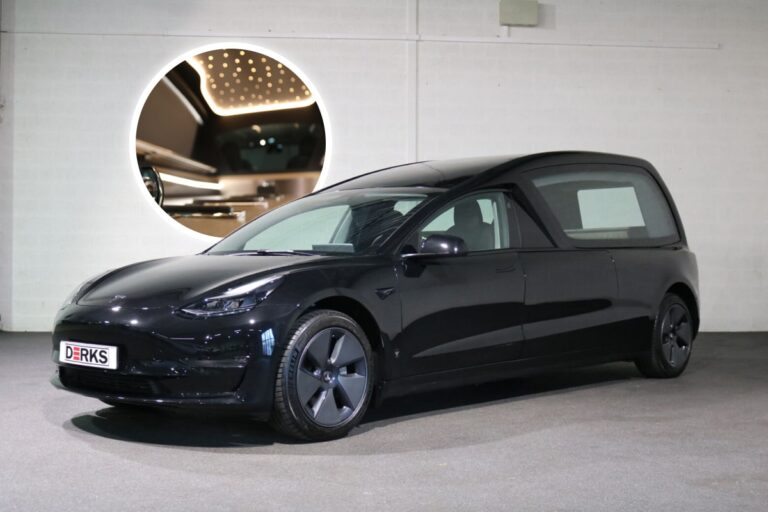A Tesla Model 3 converted into a Hearse: The crazy yet obvious project of a Dutch company