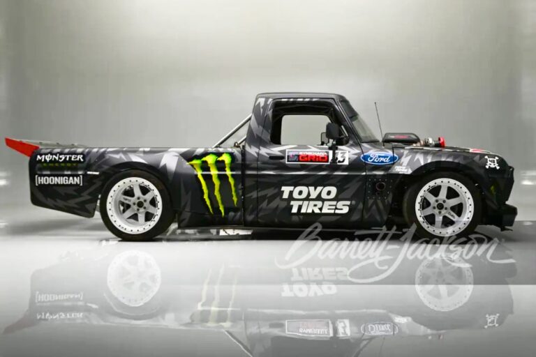 For over $1.1 million, become the owner of Ken Block’s pickup truck, the American drift legend