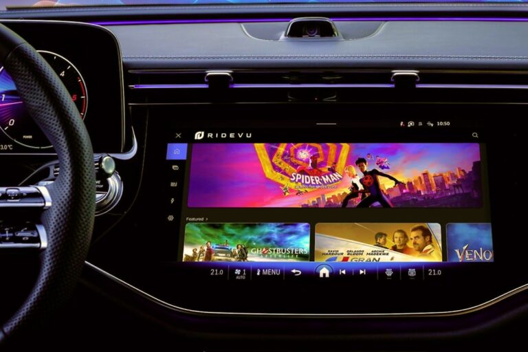 Mercedes and Sony team up to invent the future of in-car cinema and unveil RIDEVU, a one-of-a-kind technology