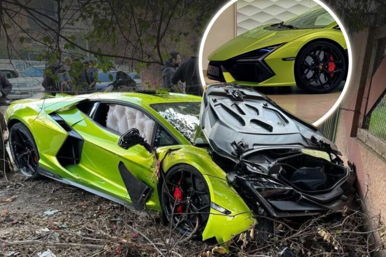 $750,000 wasted: a Lamborghini destroyed before even being delivered, but the worst is yet to come for its owner