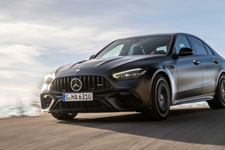 24% less powerful but infinitely more exciting: the new Mercedes-AMG C63 finally gets its legendary V8 back