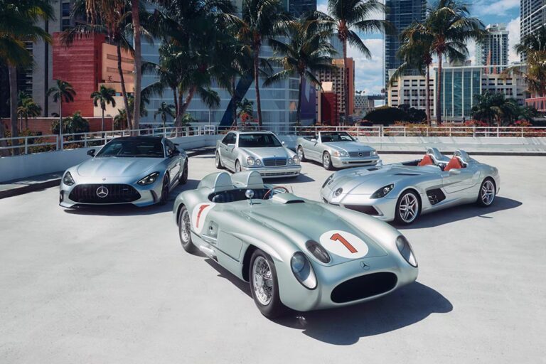 Over 60 million dollars’ worth of Mercedes were on display at the Moda Miami Concours d’Elegance, including the most expensive F1 car in history