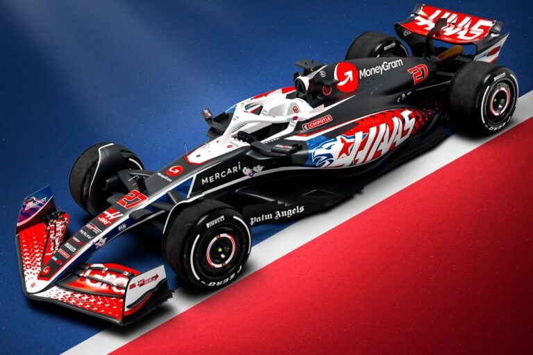 MHaasterclass for this special livery at the 2024 US GP